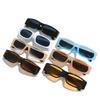 Rectangle Shape Sunglasses Woman European American Fashion Anti-glare Men's Sun Glasses Travelling Hiking Man Sun Glass