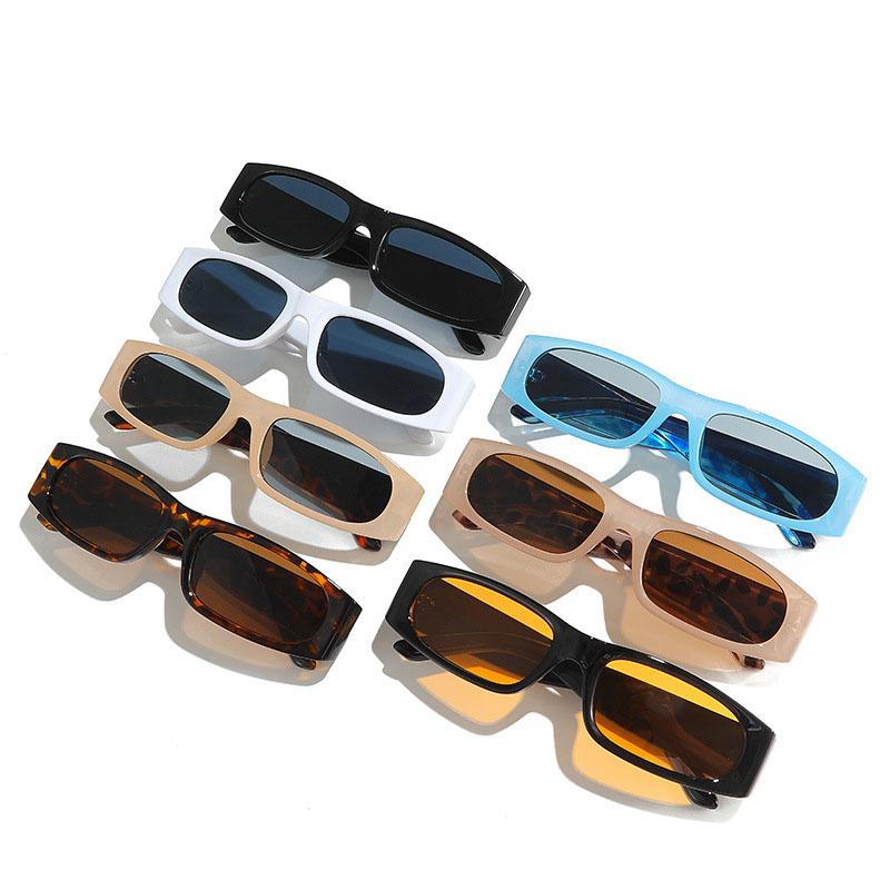 Rectangle Shape Sunglasses Woman European American Fashion Anti-glare Men's Sun Glasses Travelling Hiking Man Sun Glass