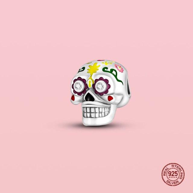 Pendentif en argent sterling 925 avec perles pour bracelet et collier Panjia originaux, bijoux pour femmes