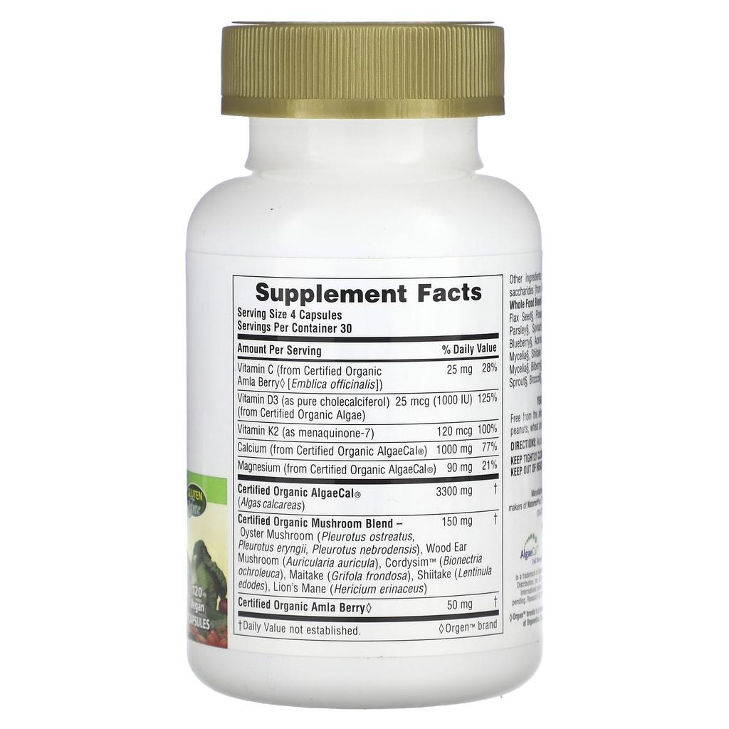 Source Of Life Garden, Organic Bone Fortifier, 120 Veggie Caps