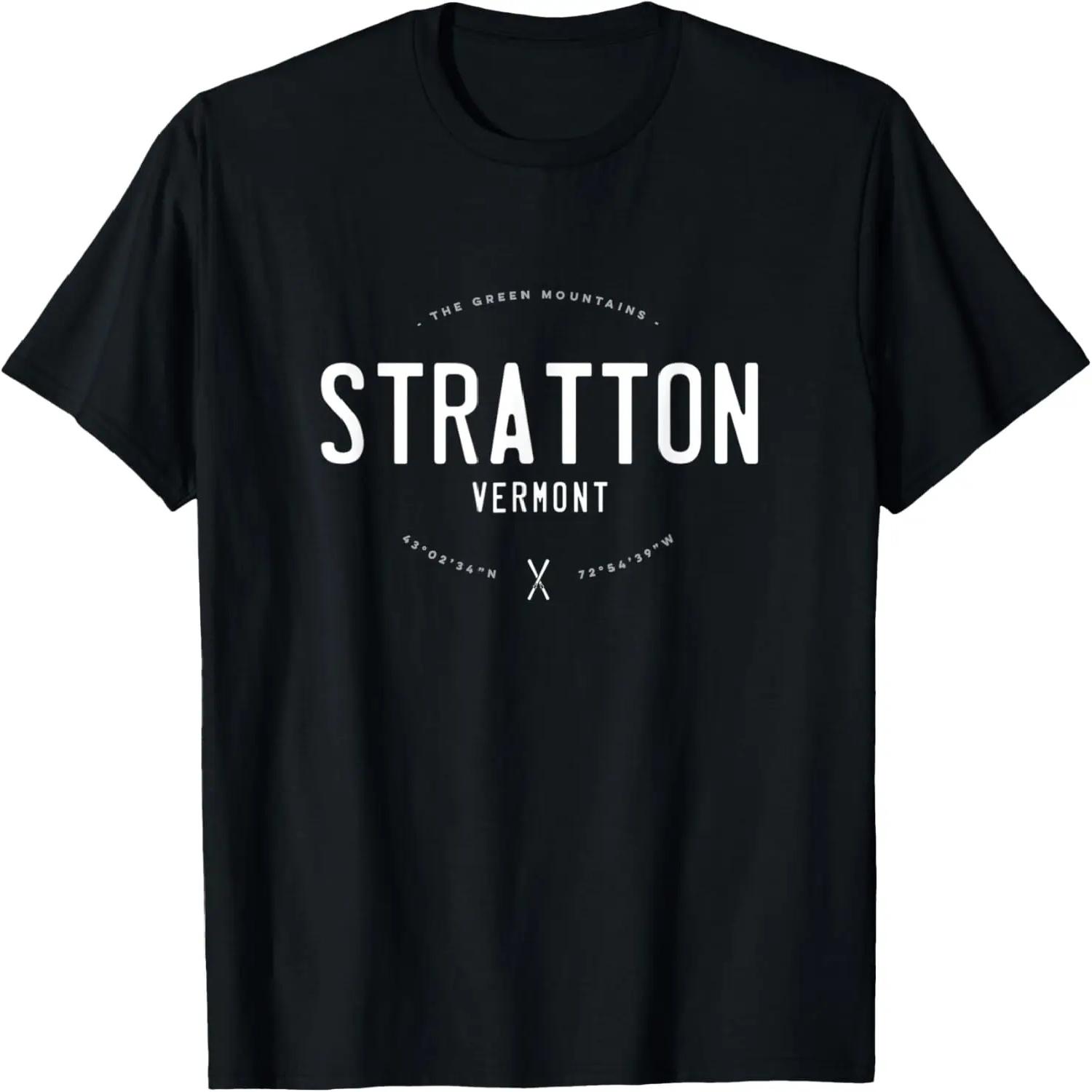 Stratton Vermont Graphic Distressed Vintage Ski T-Shirt XXXXL