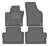 Tapis de voiture en velours graphite pour: Minivan Volkswagen Sharan II (2010-)