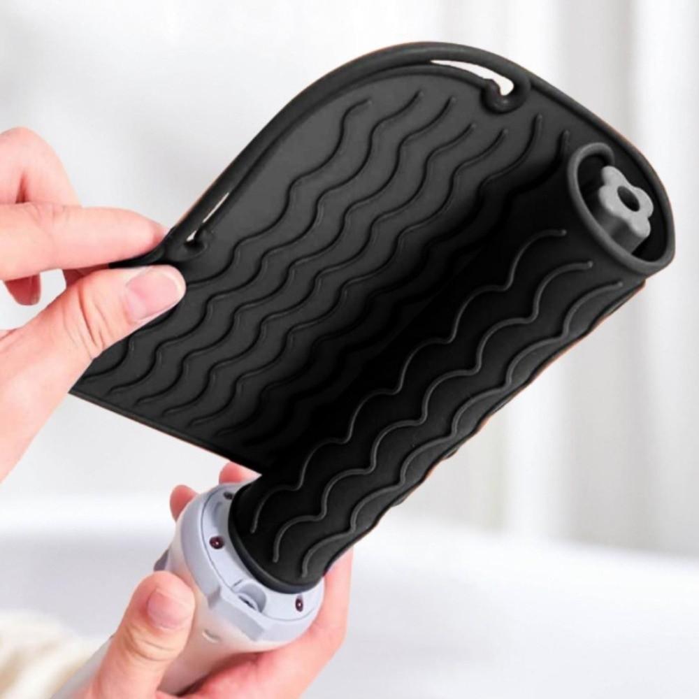 Portable Heat Resistant Mat Travling Protects Countertops Silicone Covers Non-Slip Silicone Pad