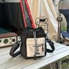 Shoulder Bag Unisex Drawstring Beveled Mobile Phone Bag Outdoor Messenger Bag