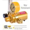 Zhandong CO2 Pressure Regulator with 220V Heating Gauge