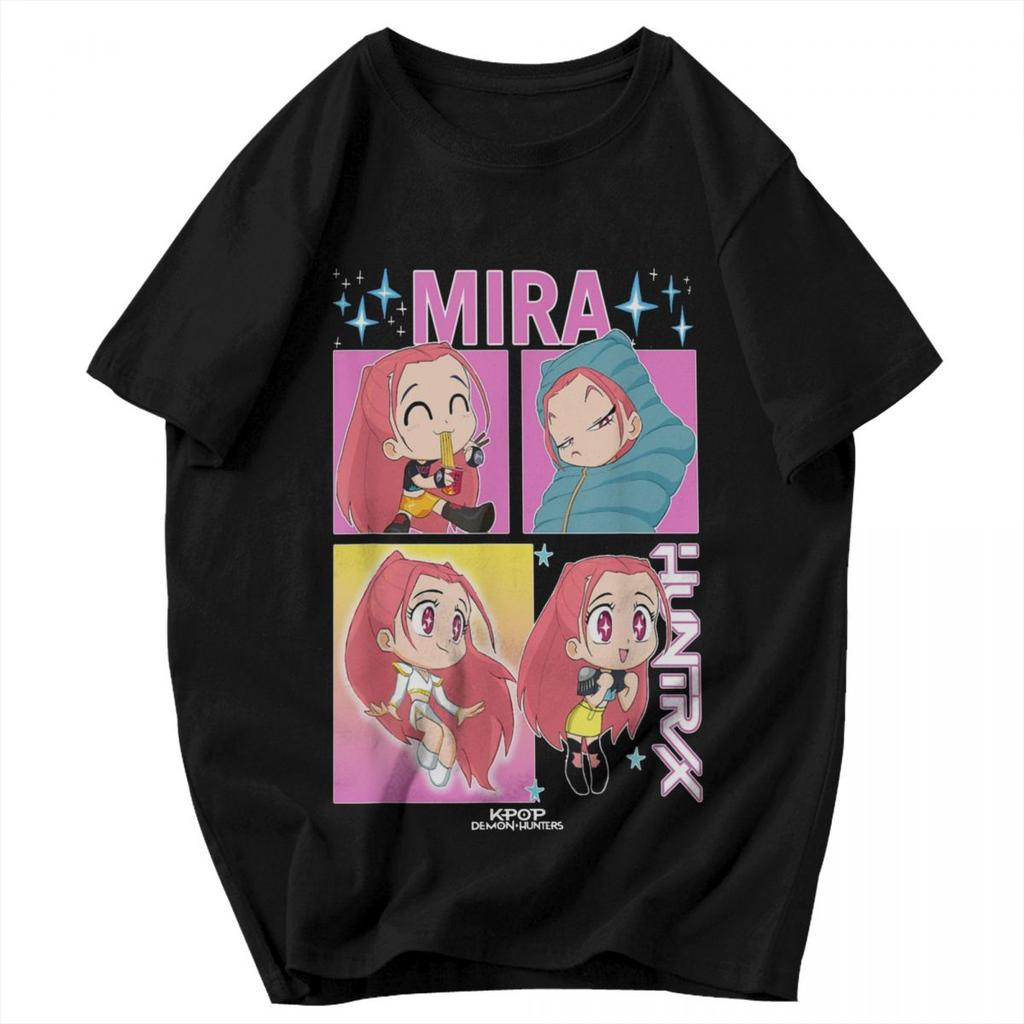 Men T Shirt KPop Demon Hunters Derpy Tiger 2025 Trending Idea Y2K Graphic Tees Unisex Tops T Shirts