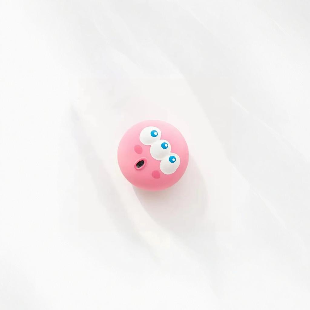 Haustier Hund Latex Quietschespielzeug Cartoon Große Augen Zahnpflege Kauspielzeug