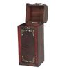 Wine Box Wooden Vintage Retro Portable Single Bottle Decorative Carrying Storage Case