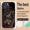 Classic thriller Pyramid Head Silent Hill Phone Case For iPhone 16 15 14 13 12 11 Plus Pro Max High-end Luxury Magsafe Sheepskin