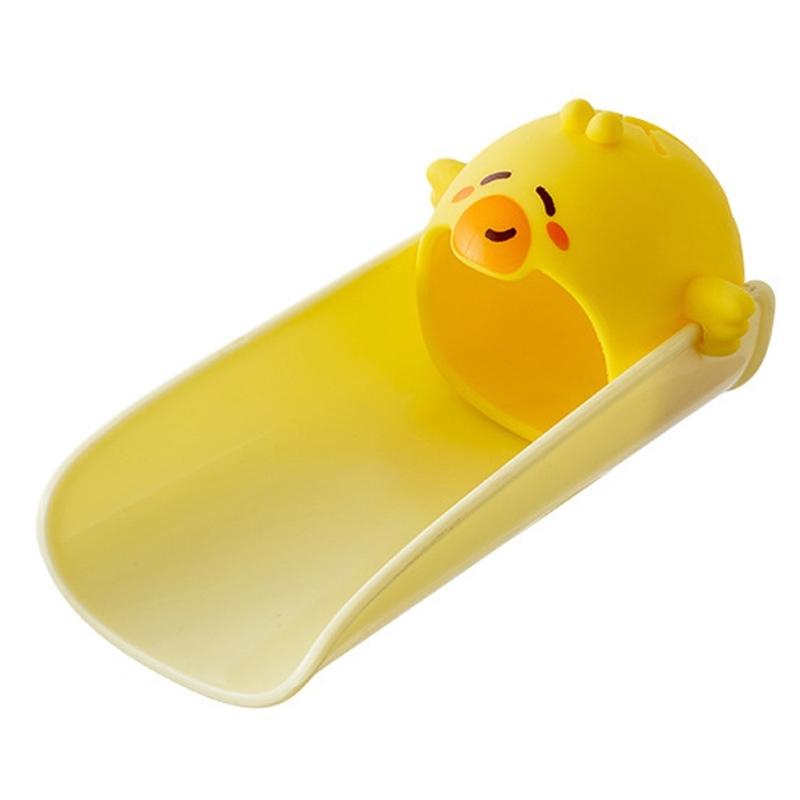 

Faucet Extender for Kids Easy Access Splash Proof Designs Water Saving Friendly Tap Extender For Kitchens Bathrooms жёлтый