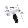 2 Packs Toilet Seat Hinge Fittings Fixings with Rubber Screw Fix Universal Top Fixing