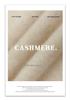 Women's Color Block Cashmere Sweater - Round Neck, Buttoned, Loose Fit, Long Sleeve, Autumn/Winter Collection