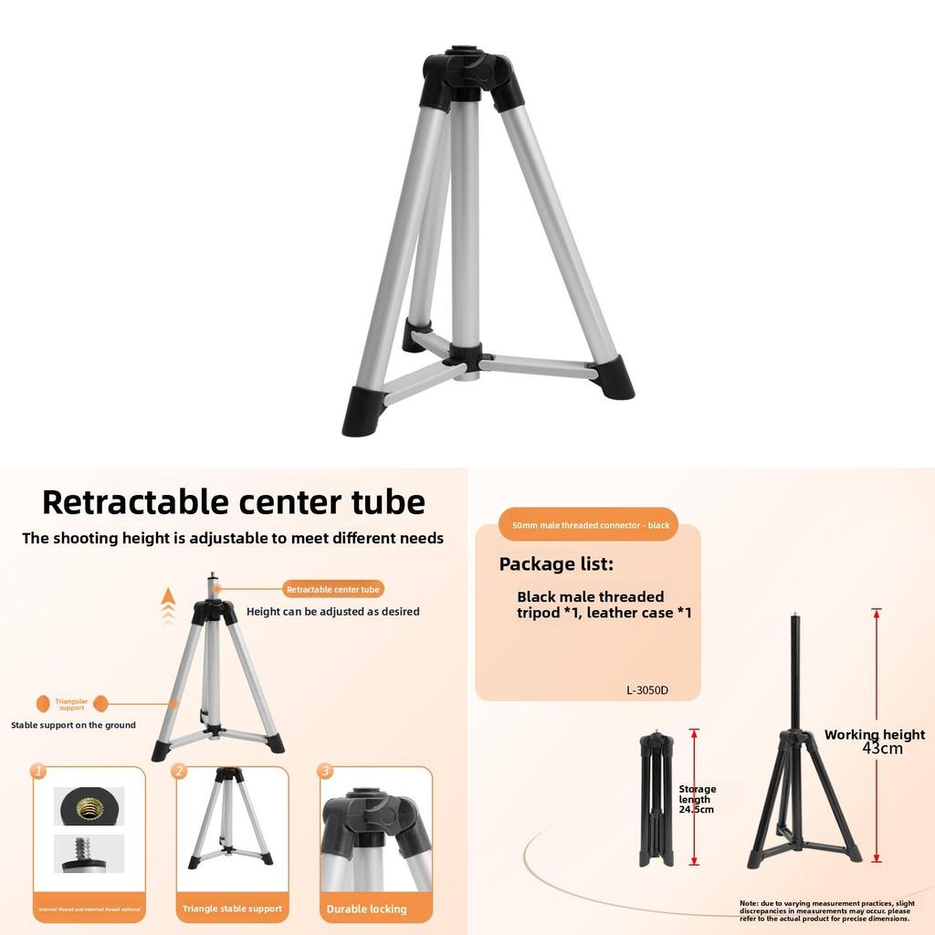 Aluminum Alloy Portable Smartphone Stand With Adjustable Tripod For Desktop Use