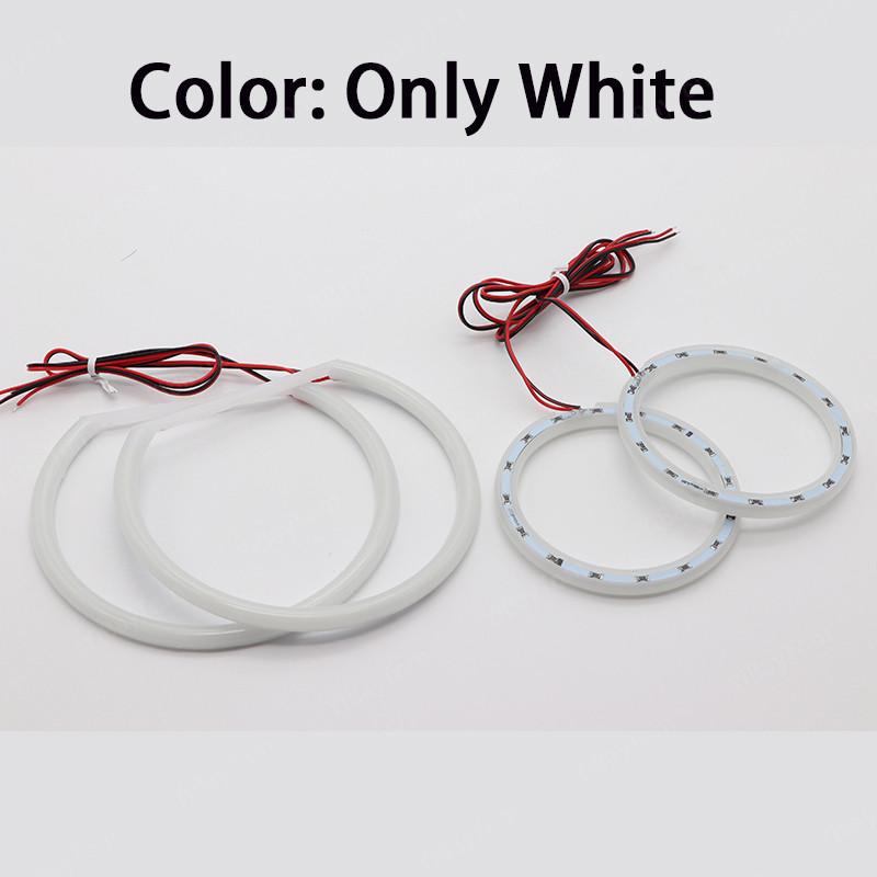 For BMW 1 Series E81 E82 E87 E88 halogen Headlight Accessories SMD Cotton Light Switchback LED Angel Eye Ring DRL Kit