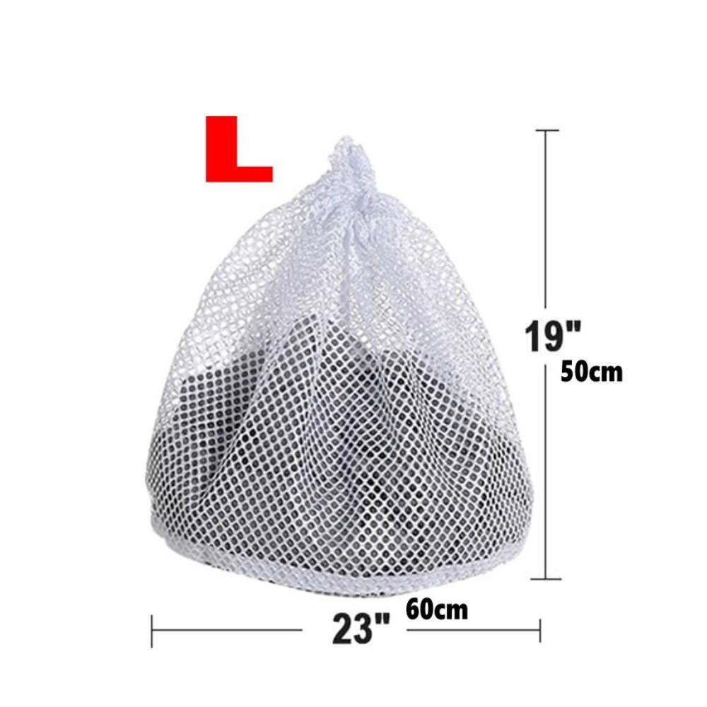 4 Pack Mesh Laundry Bag - Machine Washable Drawstring Design Travel Wash Bag for Blouses, Hosiery, Stockings, and Underwear