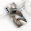 Metal Flow Dynamic Glass Phone Case Suitable for Samsung Galaxy S26 S25 S24 S23 S22 S20 FE/Ultra/Plus Anti Drop Back Cover