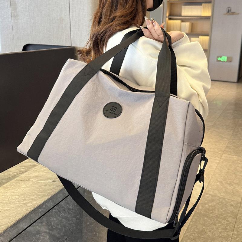 New simple short-distance travel bag, hand luggage storage bag, light business trip, large-capacity sports waterproof fitness bag