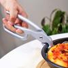 1 Stück Pizzazange für tiefe Pizzapfannen, strapazierfähige Zange, Gussaluminium-Pfannenzange zum Herausziehen, Ofen-Pizzapfanne, Geschirr, Tablett