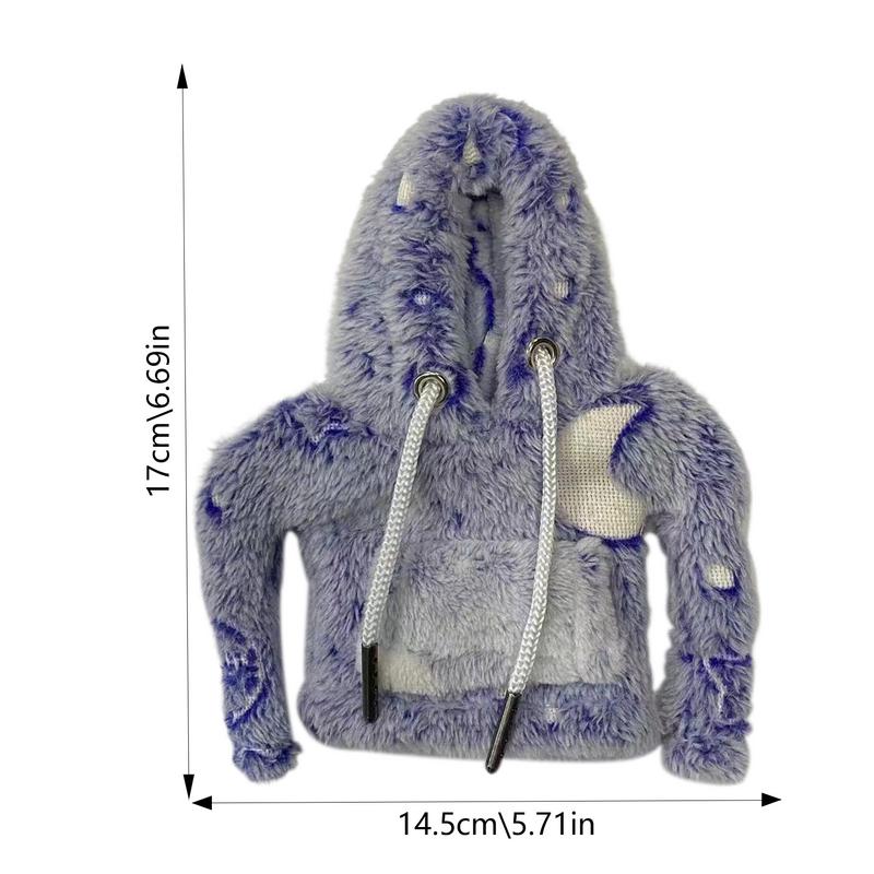 Car Gear Handle Cover Shift Knob Hoodie Sweatshirt Universal Handbrake Cover Shifter Knob Hoodie Cover Car Interior Accessories
