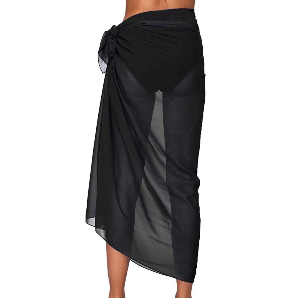 Sexy Swimsuit Coverup Chiffon Wrap Dress Fashion Beach Skirt Female