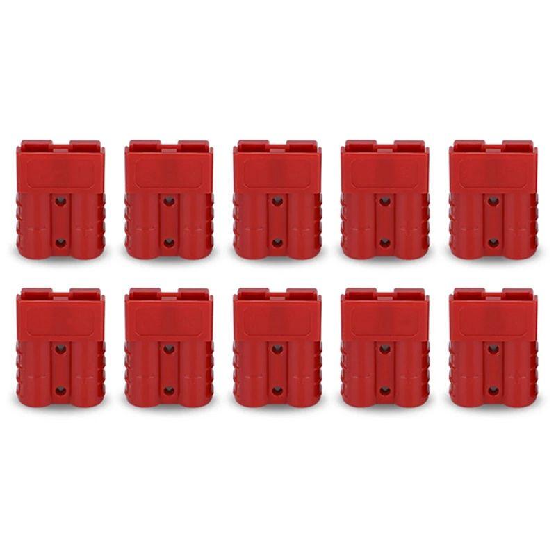 

A60Z10PCS Anderson Style Plug Connector Kit 50A With Anderson Handle Forklift Battery Charging Quick Connectors Set Kit Redmay червоний