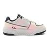 Klobige Liner Low-Top Skateboard-Schuhe Unisex 3ASXCA12N-50WHS(Team2130- )