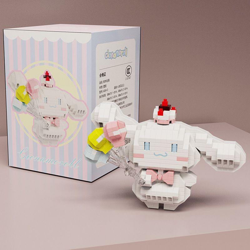 Saniro-cinnamon Inspired Building Blocks For Kids Gift And Collection