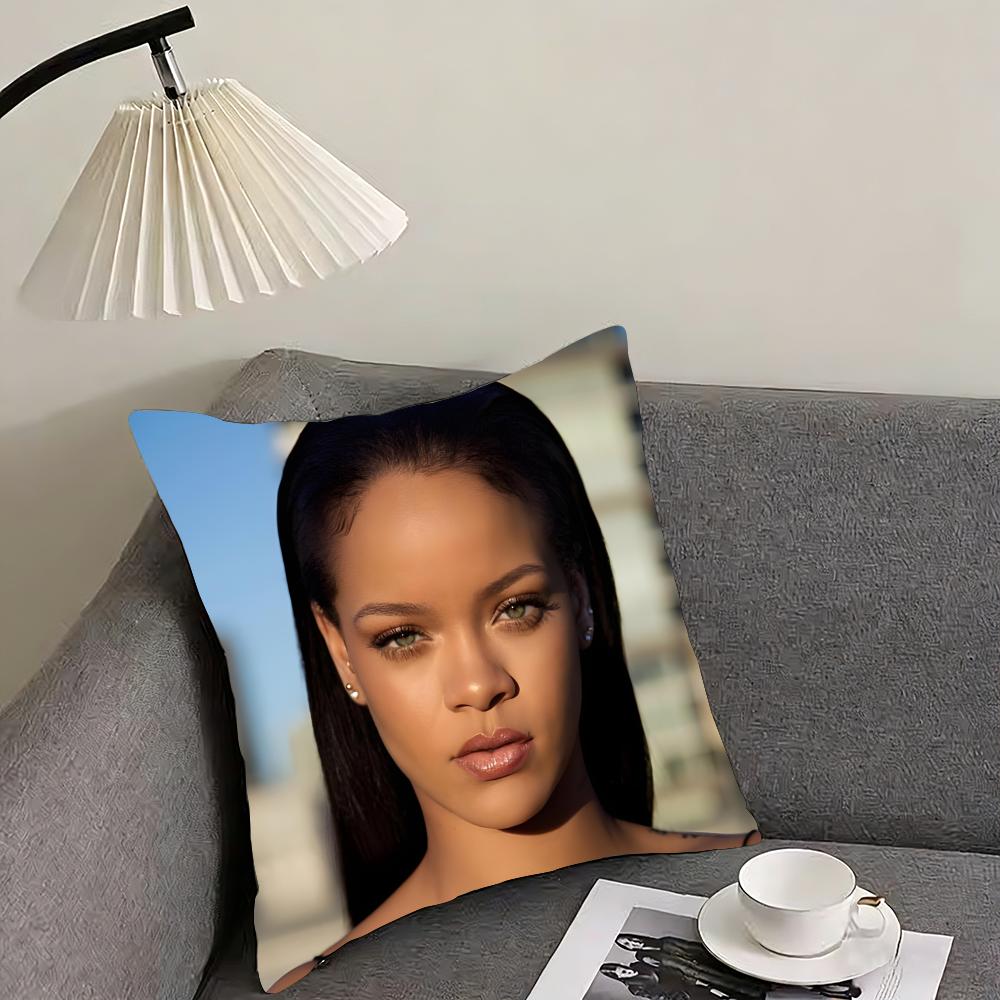 

RRihanna Famous Cushion Cover Pillowcase Ultra Soft Skin Friendly Fabric Cloud Like Comfort Concealed Zipper 30x30cm