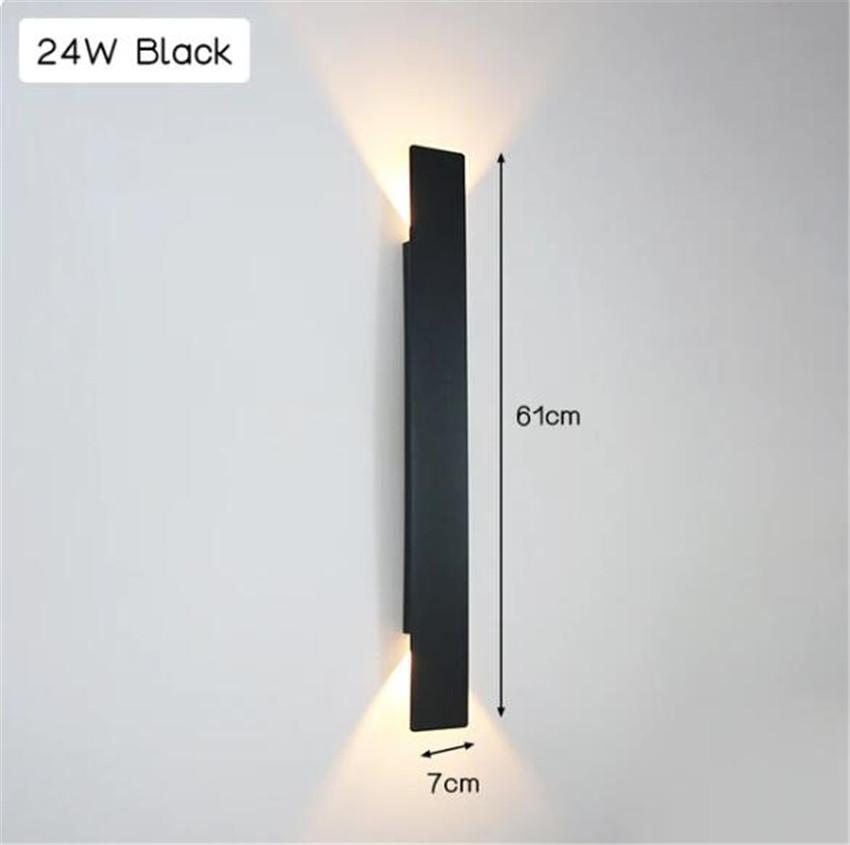 Modern LED Waterproof Outdoor Wall Lamp IP65 Aluminum up down Sconce Indoor Decorative Lighting