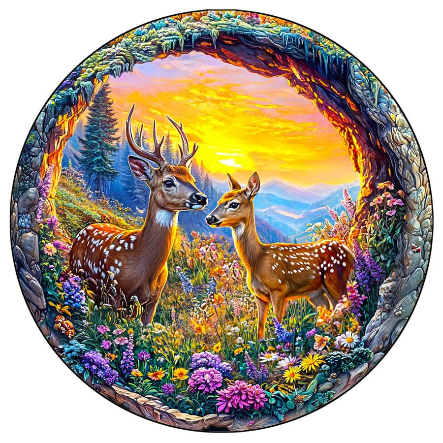 Non-Toxic Dog Children Animal Wooden Puzzles Montessori Games Children 3D Wooden Puzzle Adults Christmas Board Games For The Whole Family Diy