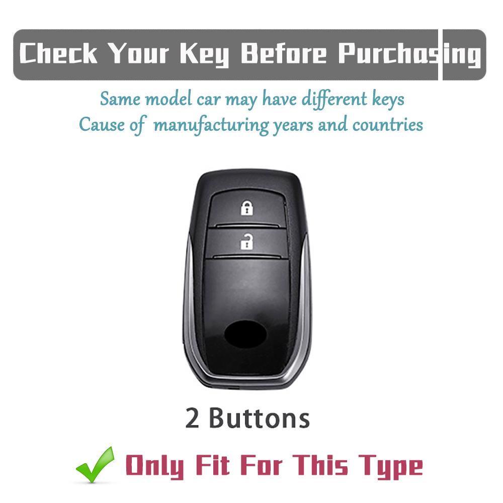 TPU Anti-Scratch Remote Car Key Case Cover for Toyota CHR Hilux Fortuner Land Cruiser 200 Camry Corolla Crown RAV4 Highland