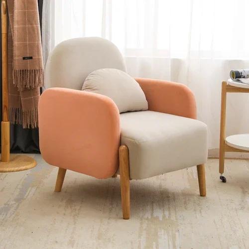 Modern Sofa Living Room Furniture Single Double Modular Fabric Leisure Backrest Armchair Clothing Store Cafe Seat Elegant Decor белый