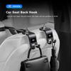 2Pc Car Interior Storage Seat Back Organizer Hooks Holder For Corolla Yaris Aygo Prius CHR Camry Auris Land Prado Keyring WY0