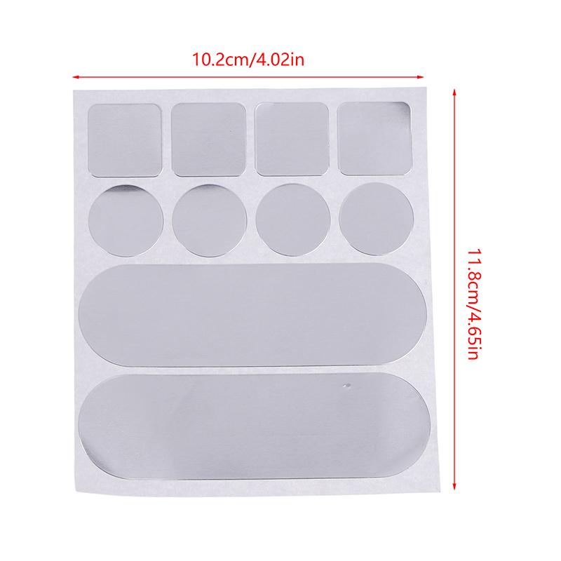 5Pcs Stainless Steel Pot Sticker Self-Adhesive Repair Tape Pot Patches Waterproof High Temperature Resistance Aluminum Foil Tape