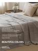 Three-Layer All-Cotton Jacquard Gauze Blanket: A-Grade Pure Cotton Nap, Multi-Functional, Air Conditioning Blanket