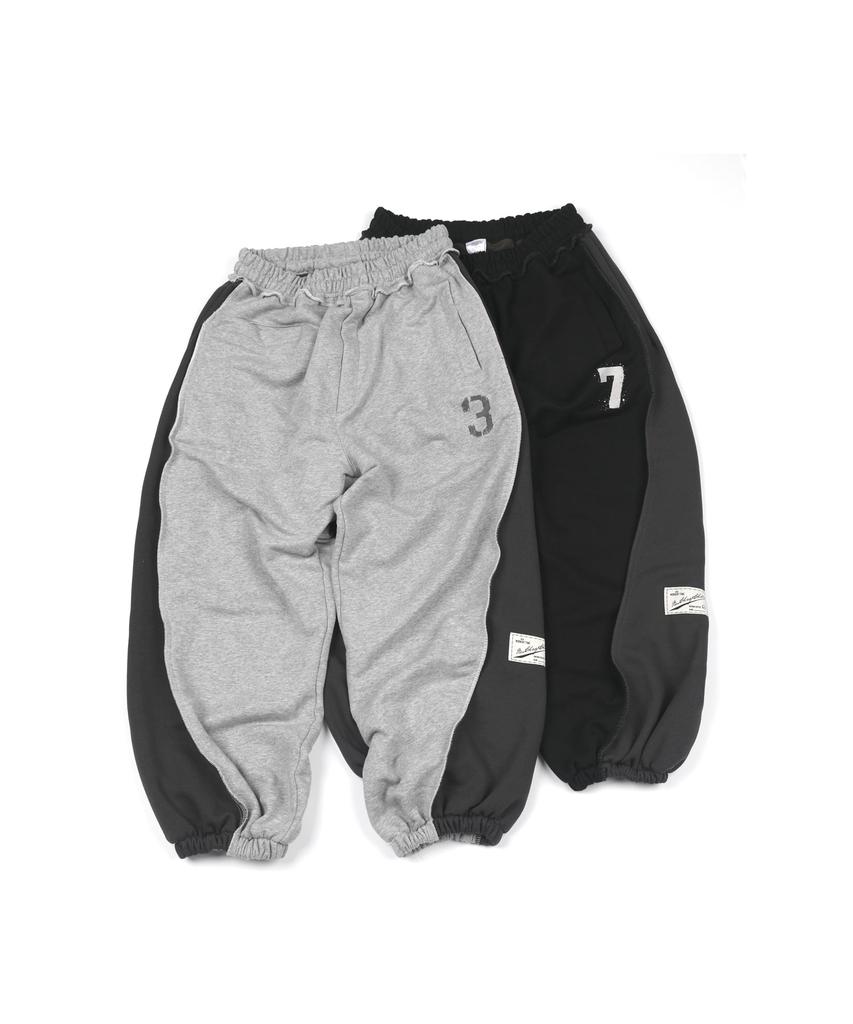 New Chief Chic D.P. Remake Panel Uniform Sweat Pants (Number Artwork)