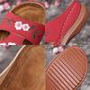Summer Woman's Slippers Fashion Embroider Flowers Sandals Women Comfortable Wedge Beach Shoes Peep Toe Women Sandalias de mujer