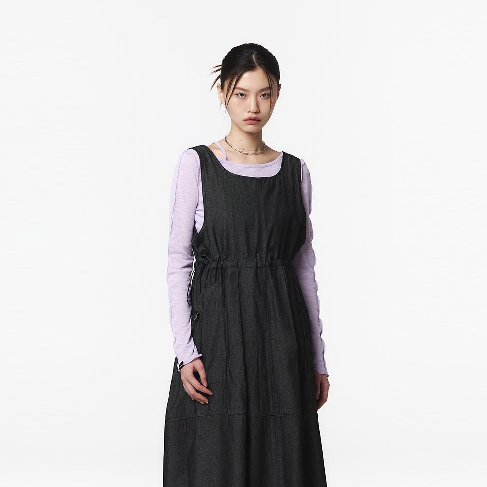 OFFROAD Women'S Denim Dress (Black)_5L42631