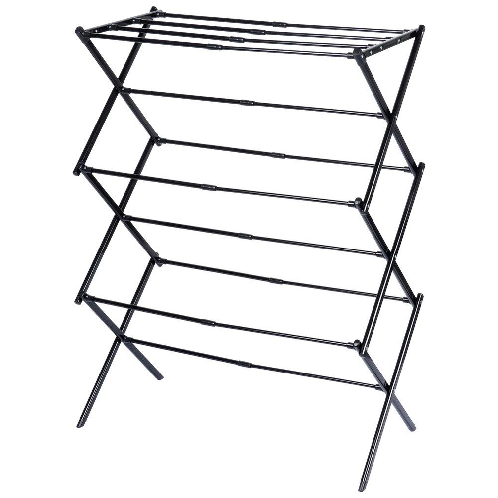 Skládací sušák na prádlo, teleskopický, nastavitelný, 105 cm