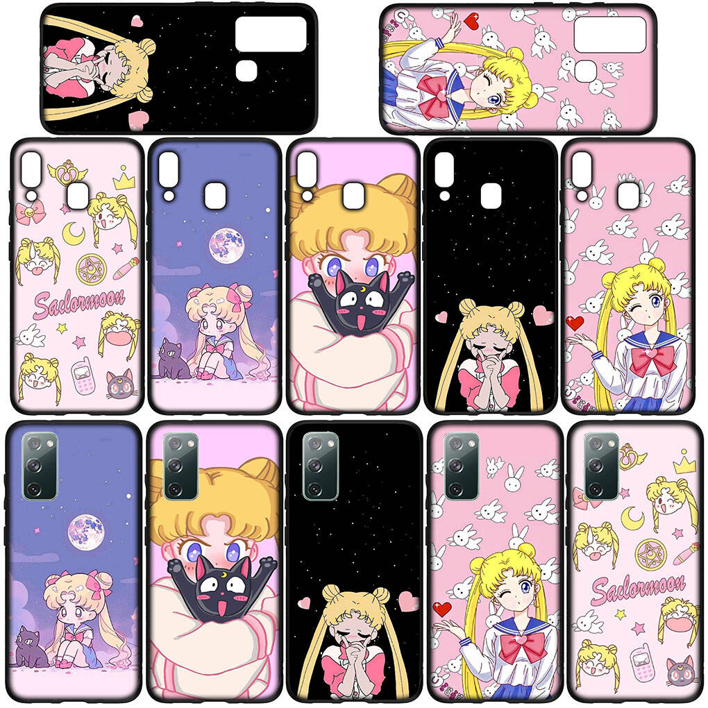 Cover for iPhone 17 16 15 Xiaomi Poco Redmi Note 14 13 12 11 Pro Max 9 16e Samsung Galaxy S25 S24 9 OPPO Huawei Cartoon Sailor Comics Moon Phone Case