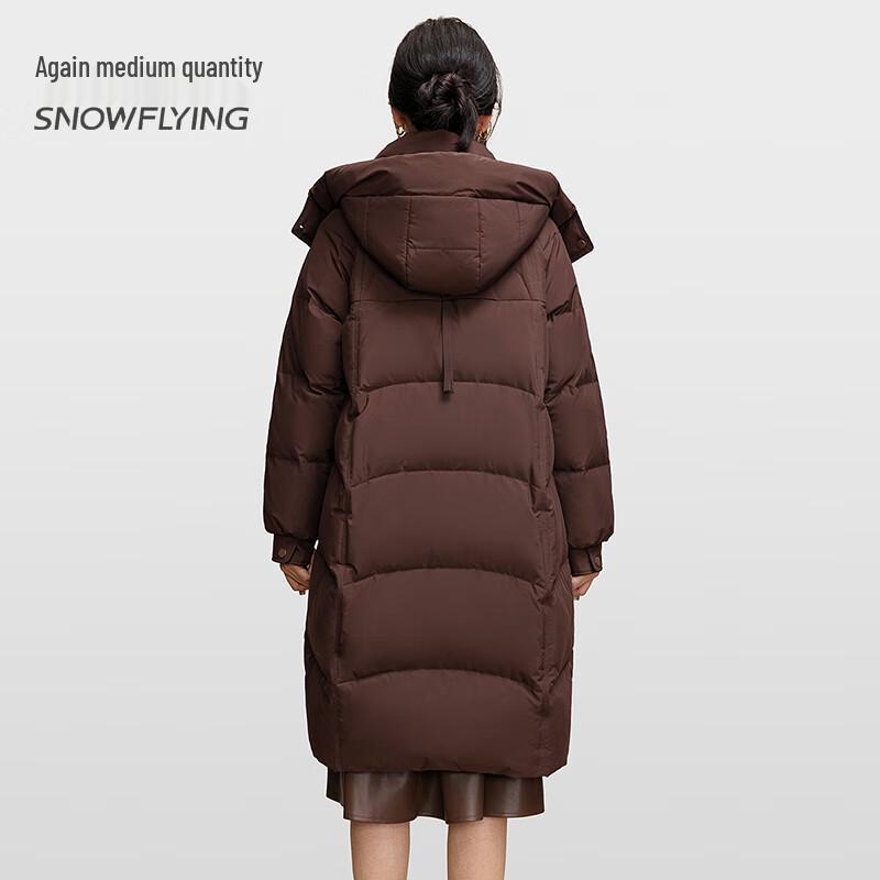 SNOWFLYING Women's Long Winter Down Jacket