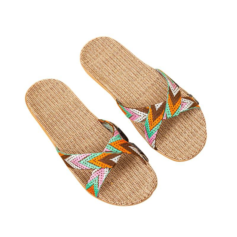 With Interior msp1 slippers, BF orange, size 23.5 cm