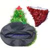 Tinsel Christmas Tree Hat on 1pc Headband Father Christmas Xmas Party Santa Fancy Dress Costume Hat Christmas Hat