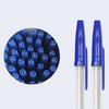 12/24/50/100Pcs Ballpoint Pen Refillable Writing Pens with Refills Comfort Grip Ballpoint Pen Blue Black Redness Ink