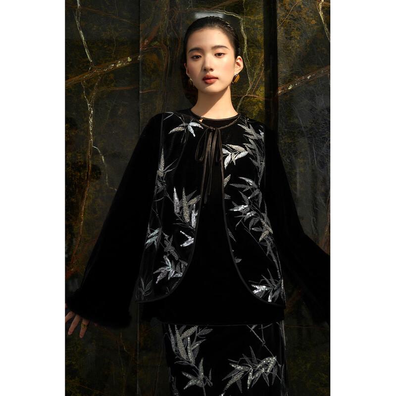 

JK&JS New Chinese Style Embroidered Vest Top M