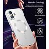 Coque de Téléphone - E.F.Connection - iPhone 17 Pro Max - Silicone avec Anneau Magnétique Argenté