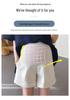 Maternity Summer 2026 Korean Style Embroidered Chiffon Doll Shirt and Belly Support Shorts Set