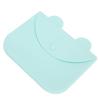 3 Pièces Sac de Rangement pour Masque Buccal Portable Anti-poussière Réutilisable Silicone Étui pour l'Extérieur(Rose )