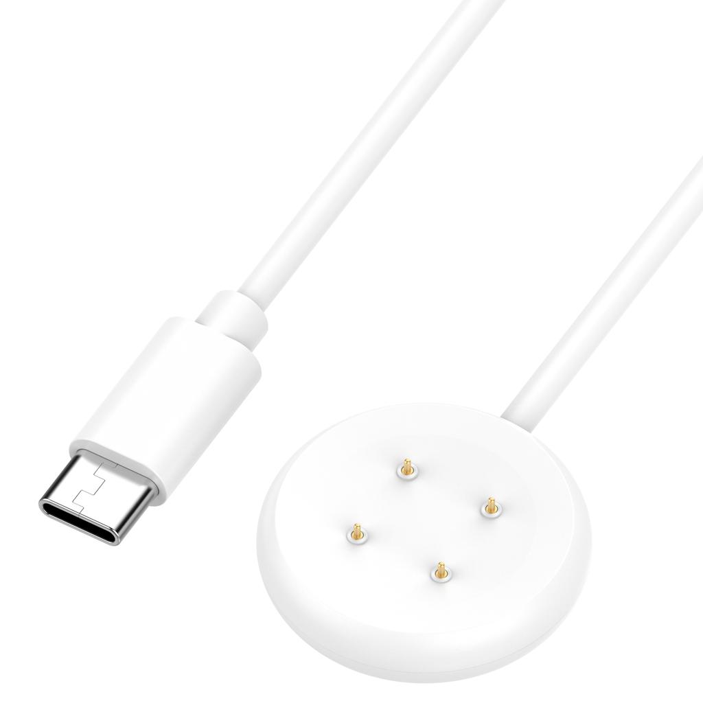 Watch 3 Charger for Google Pixel Watch 2 USB C Charging Cable Type-C 1m 3.3FT Black/White Cord Magnetic