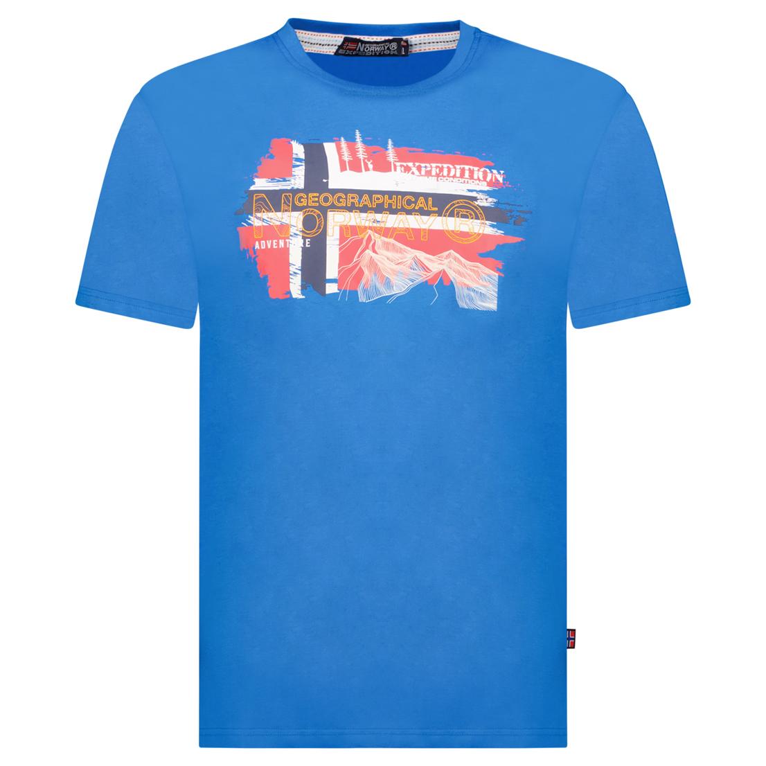 Мужская футболка с коротким рукавом SY1366HGN XL синий